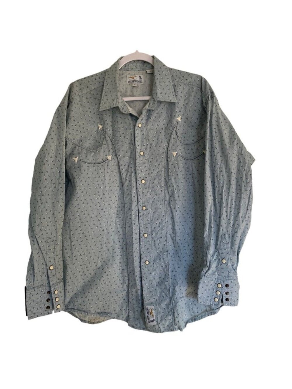Panhandle Slim Pearl Snap Button Shirt Men's XL Western